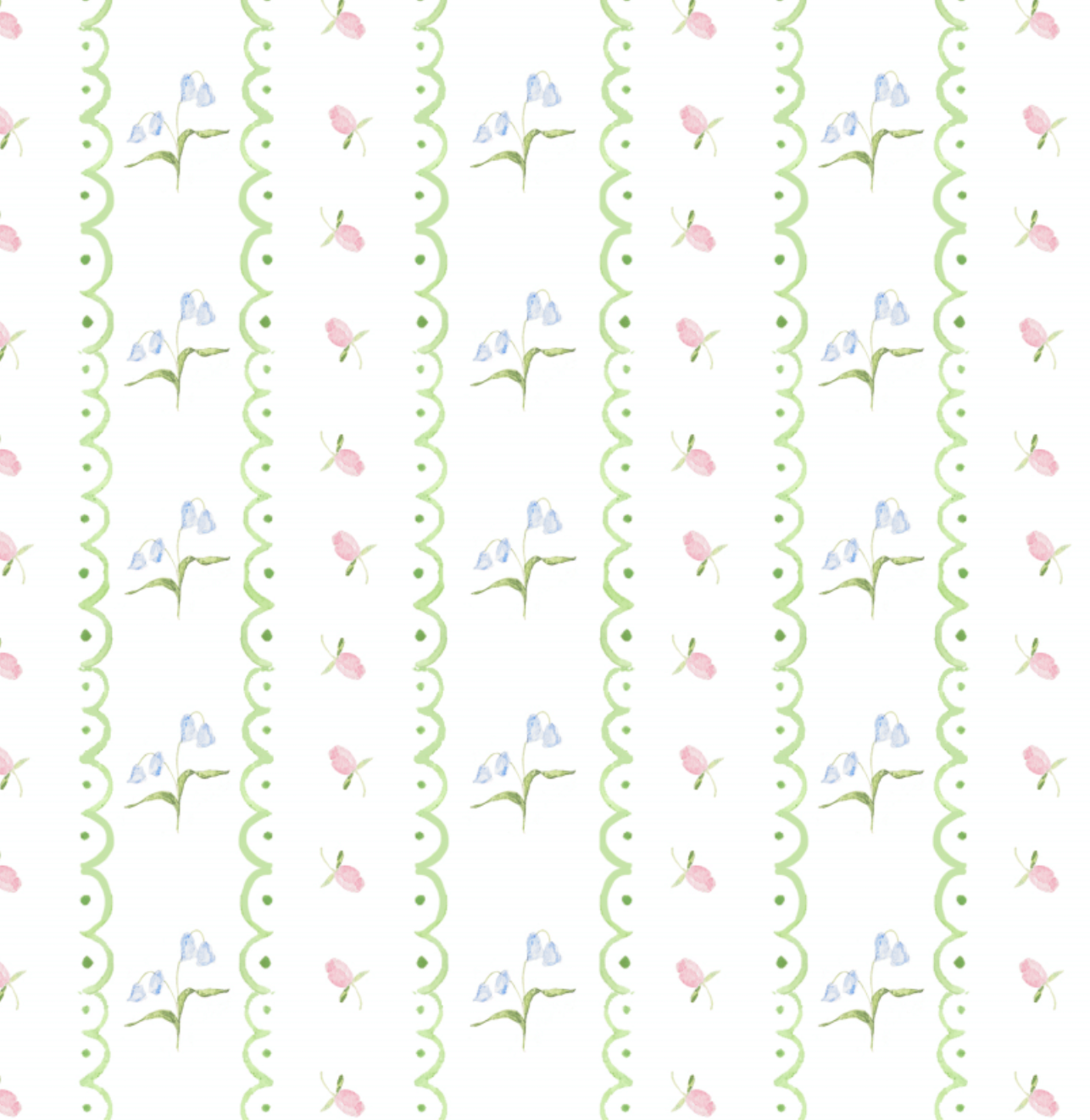 Sammy Pinafore Bloomer Set-Scallop Floral (Toddler)