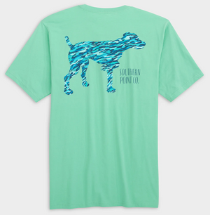 Watercolor Greyton Aqua Shirt