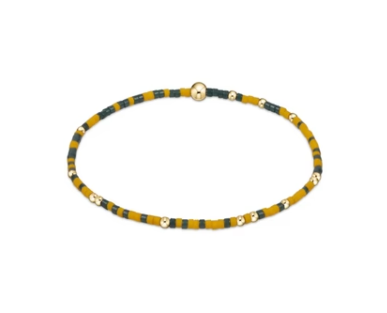 Dark Green & Golden Yellow Gameday Hope Unwritten Bracelet