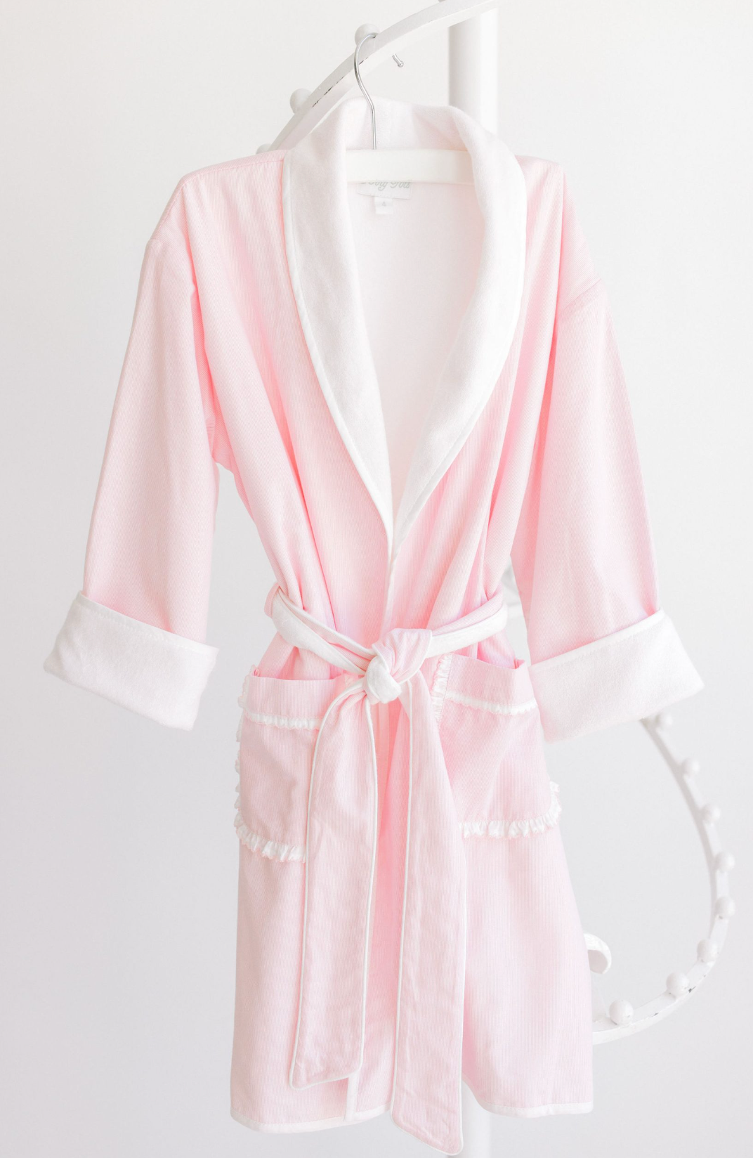 Pink Stripe Bathrobe
