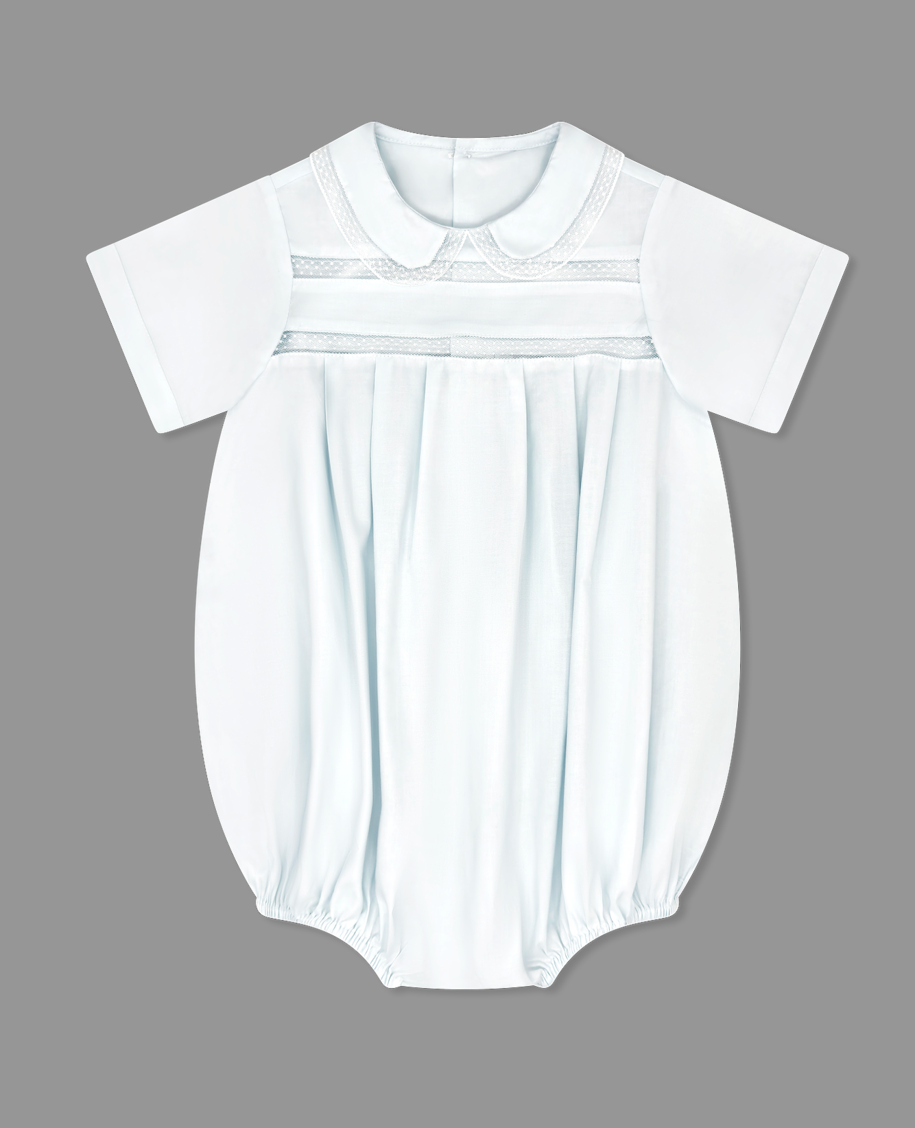 *PRE-ORDER* Graham Bubble - Blessings Blue with White Lace (Infant)