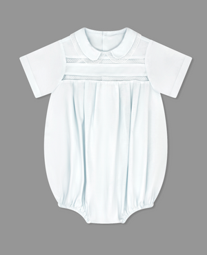 *PRE-ORDER* Graham Bubble - Blessings Blue with White Lace (Infant)