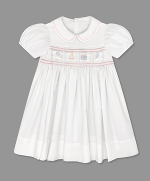 *PRE-ORDER* Ruth Ribbon Dress -Toddler (Interchangeable Ribbons)