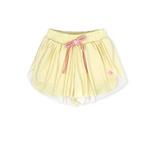 Tatum Short in Yellow with Pink Tie (Kid)