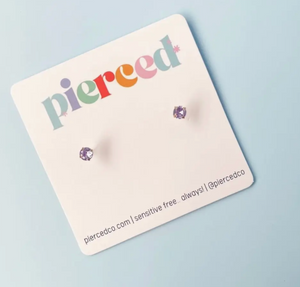 Light Amethyst Stud