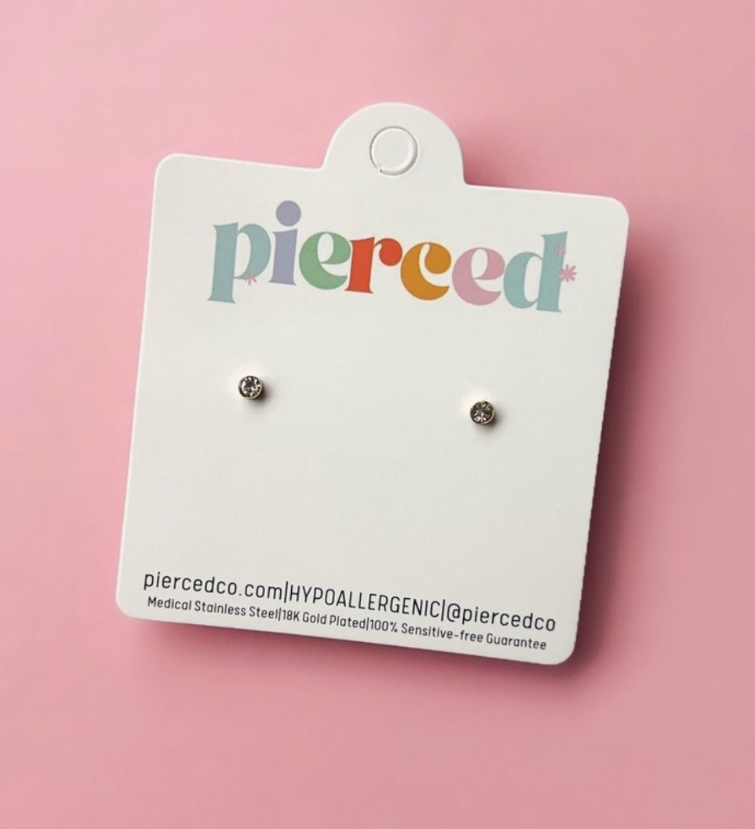 Tiny Diamond  Earrings
