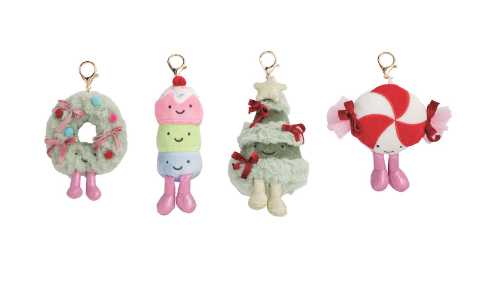 Holiday Plush Bag Charms