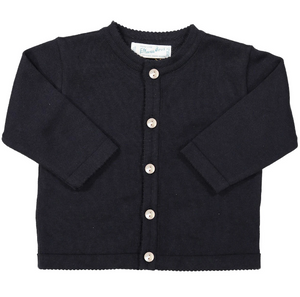 Navy Classic Knit Cardigan