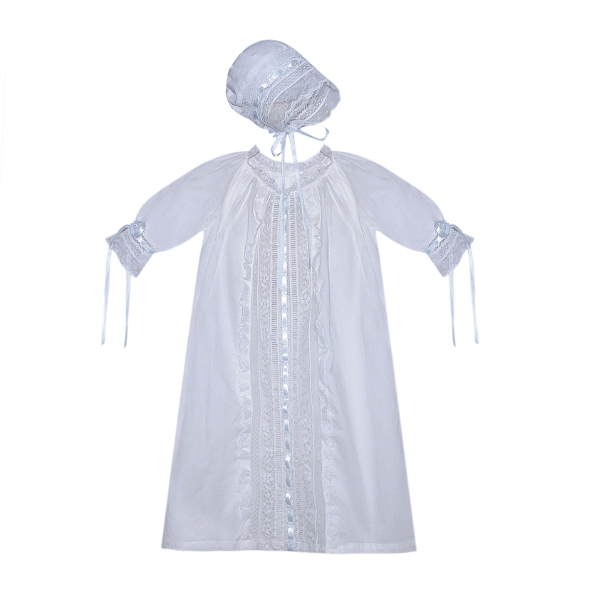 Daygown Shiloh Blue and White