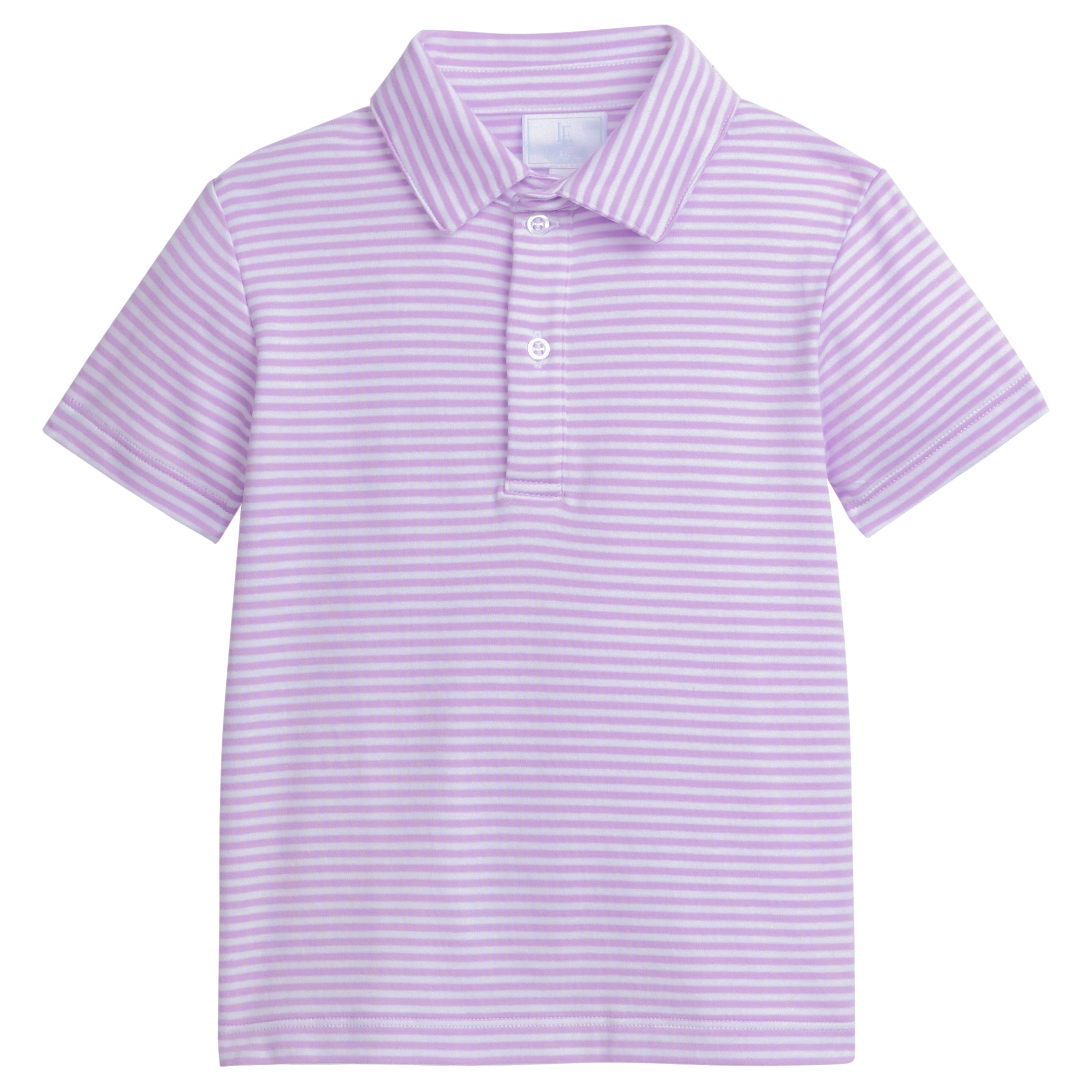 Lavender Stripe SS Polo