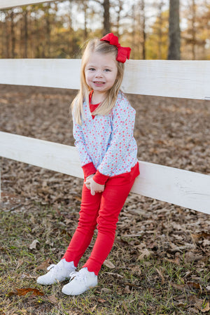 Blue Floral Sidney Sweatshirt (Toddler)