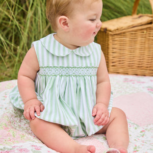 Meriwether Stripe Sleeveless Barrington Bubble