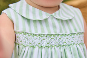 Meriwether Stripe Sleeveless Barrington Bubble