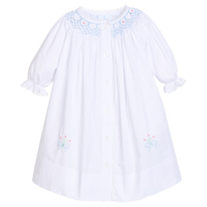 Blue Bell Smocked Heirloom Gown