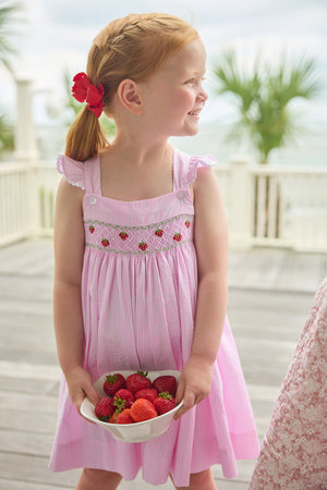 Strawberry Smocked Lizzy D Dress