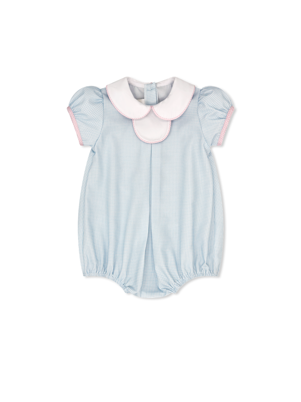 Timeless Tab Bubble - Baby Blue Minigingham (Infant)