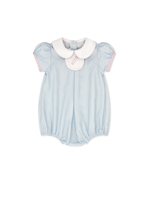 Timeless Tab Bubble - Baby Blue Minigingham (Infant)
