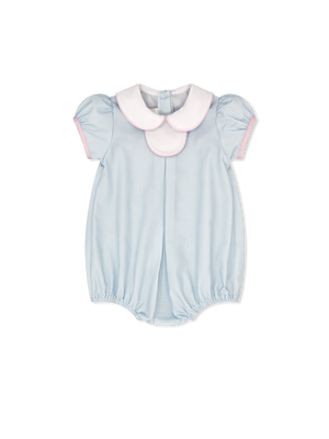 Timeless Tab Bubble - Baby Blue Minigingham (Infant)