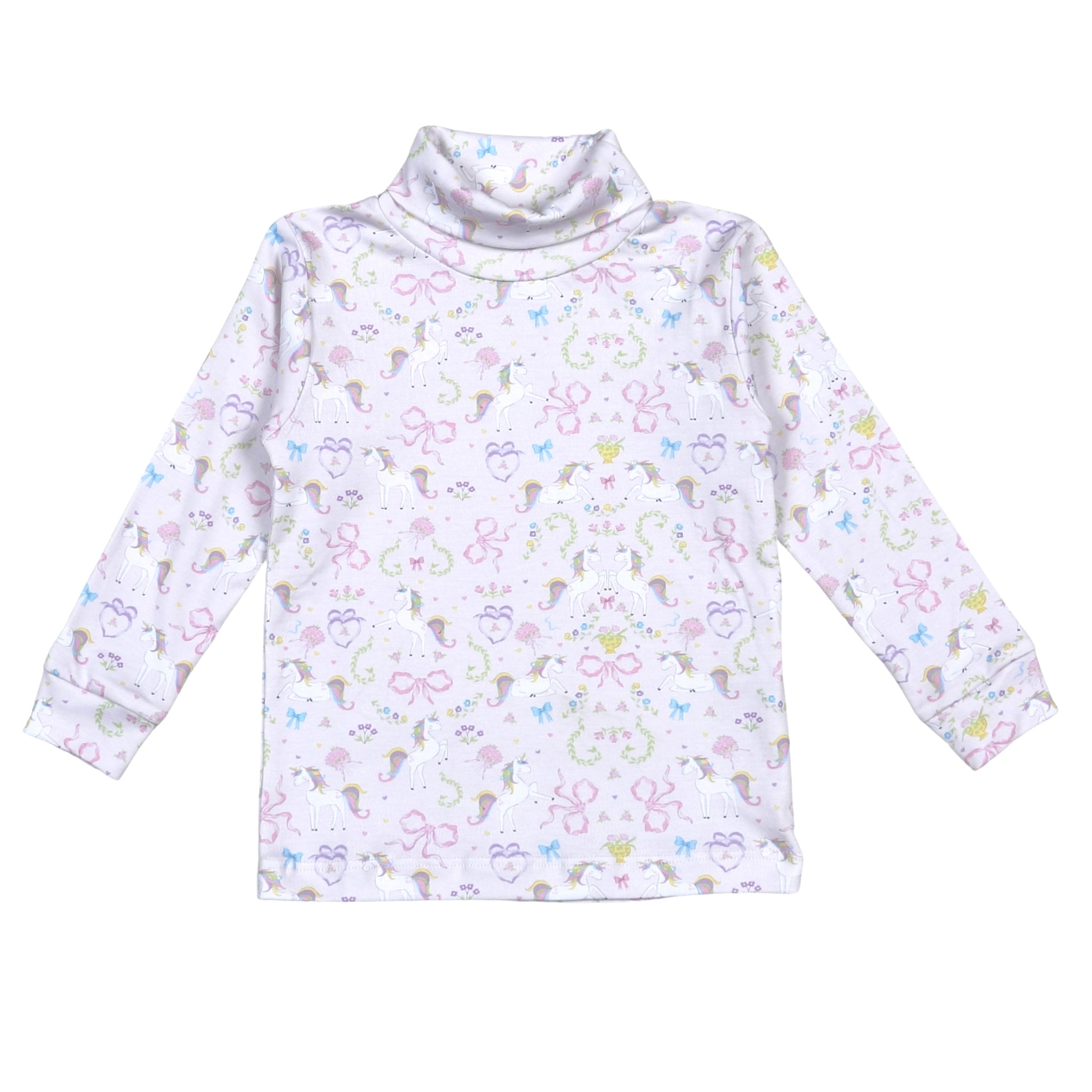 Unicorn Pima Turtleneck (Toddler)