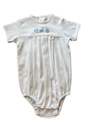 Blue Three Little Boats Bubble