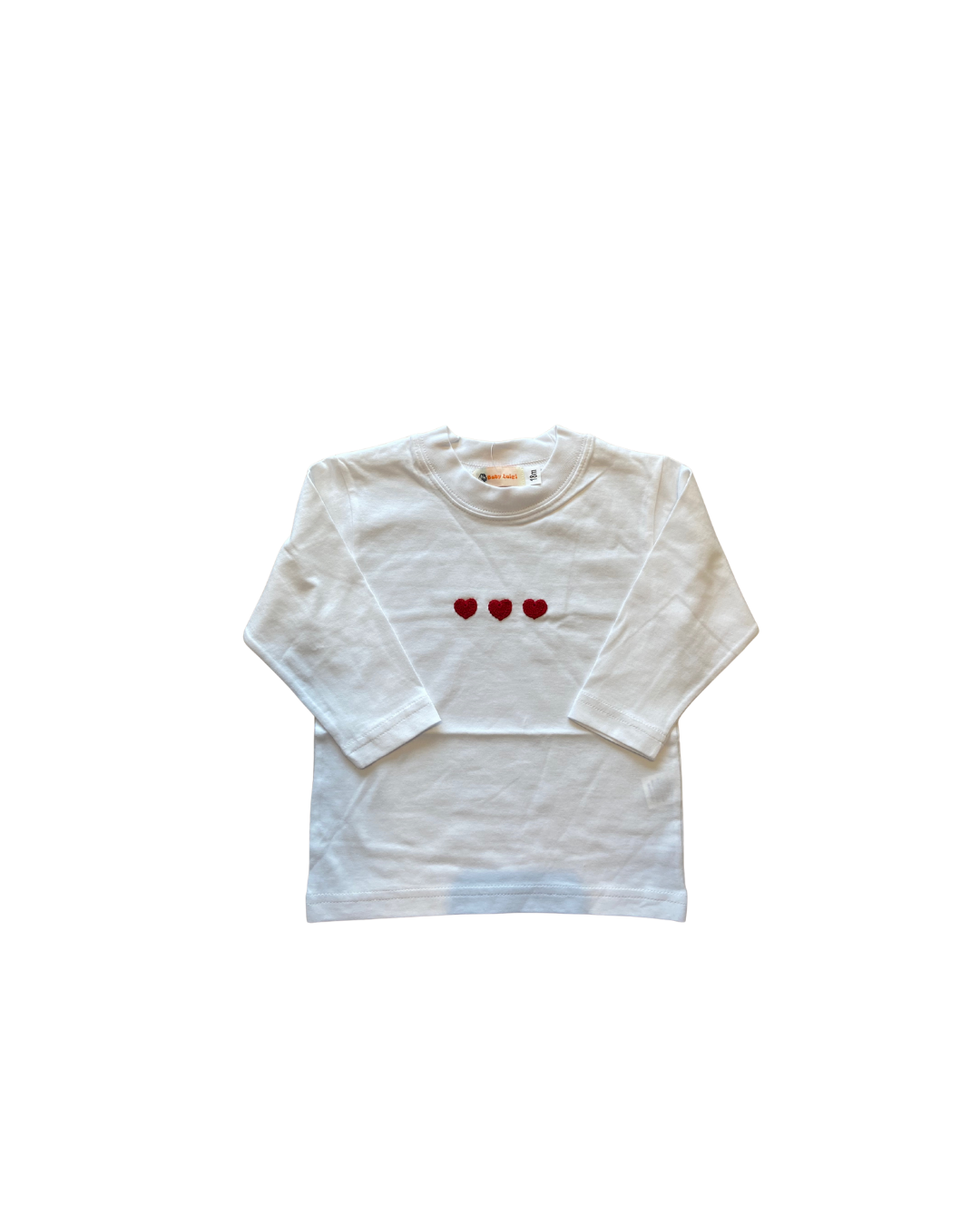 Three Hearts LS Boy Shirt (Baby)