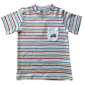Multi Stripe Mini Mixer SS Tee