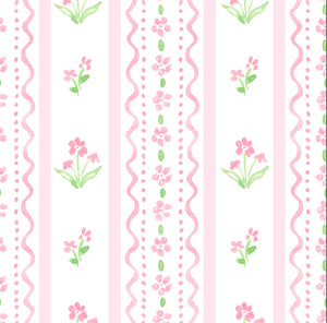 Pink Floral Scallop Poppy Bloomer Set (Baby)