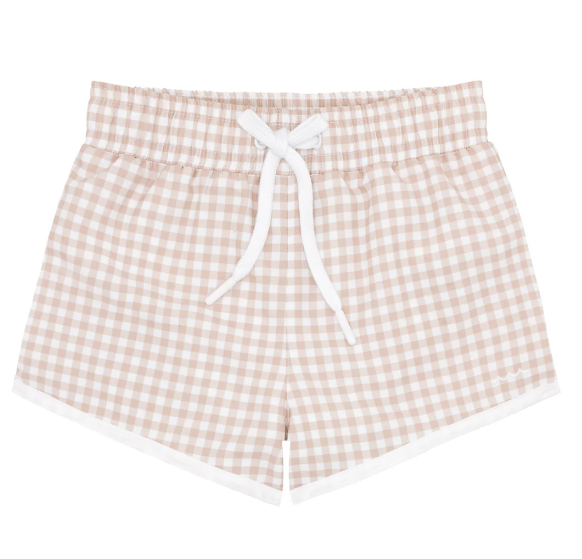 Boys Brown Gingham Boardie (Kid/Big Kid)