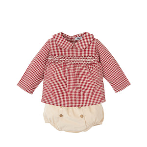 Red Gingham Set (Infant)