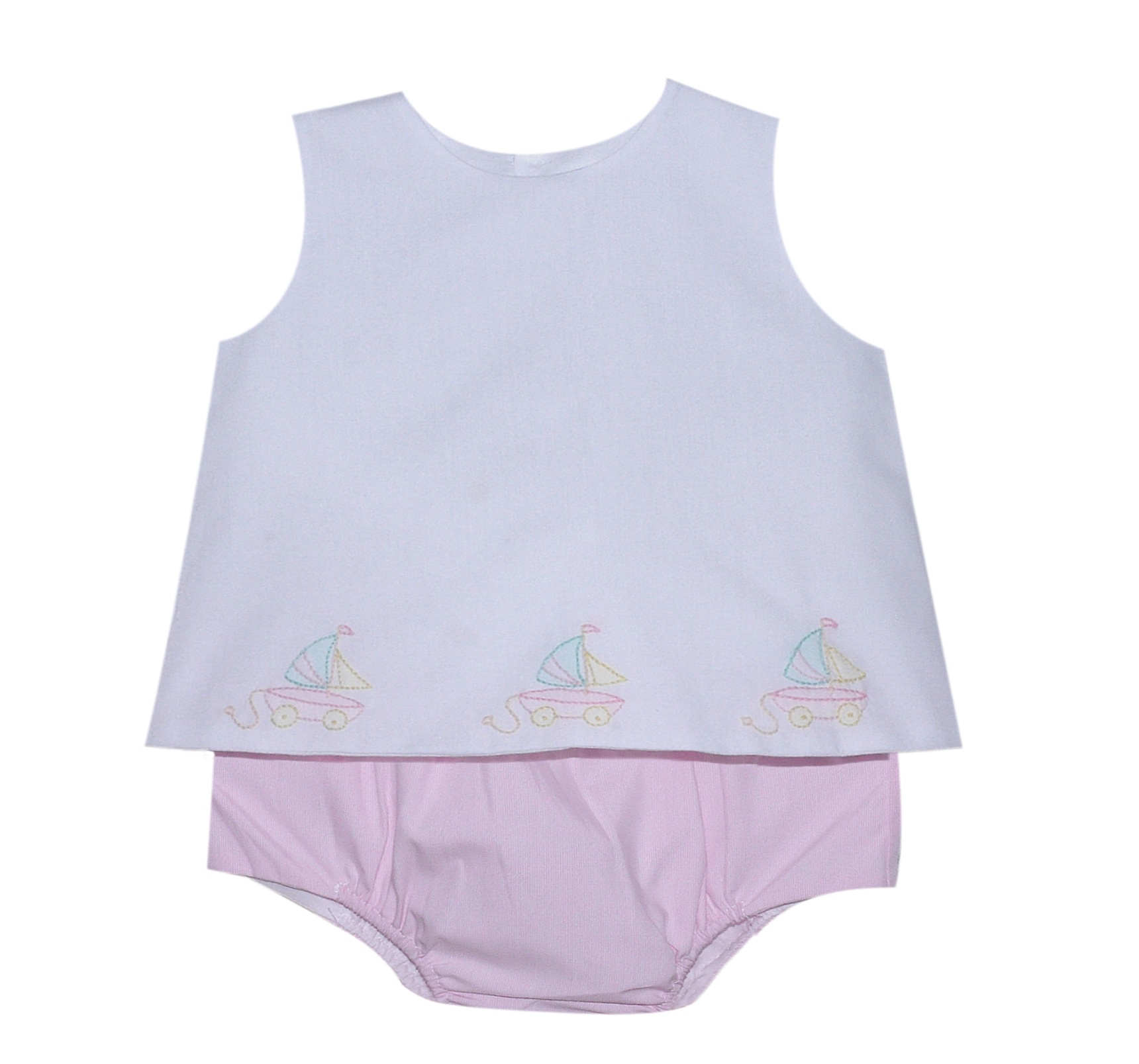 Diaper Set Bailey Sailboat Pink (Infant)