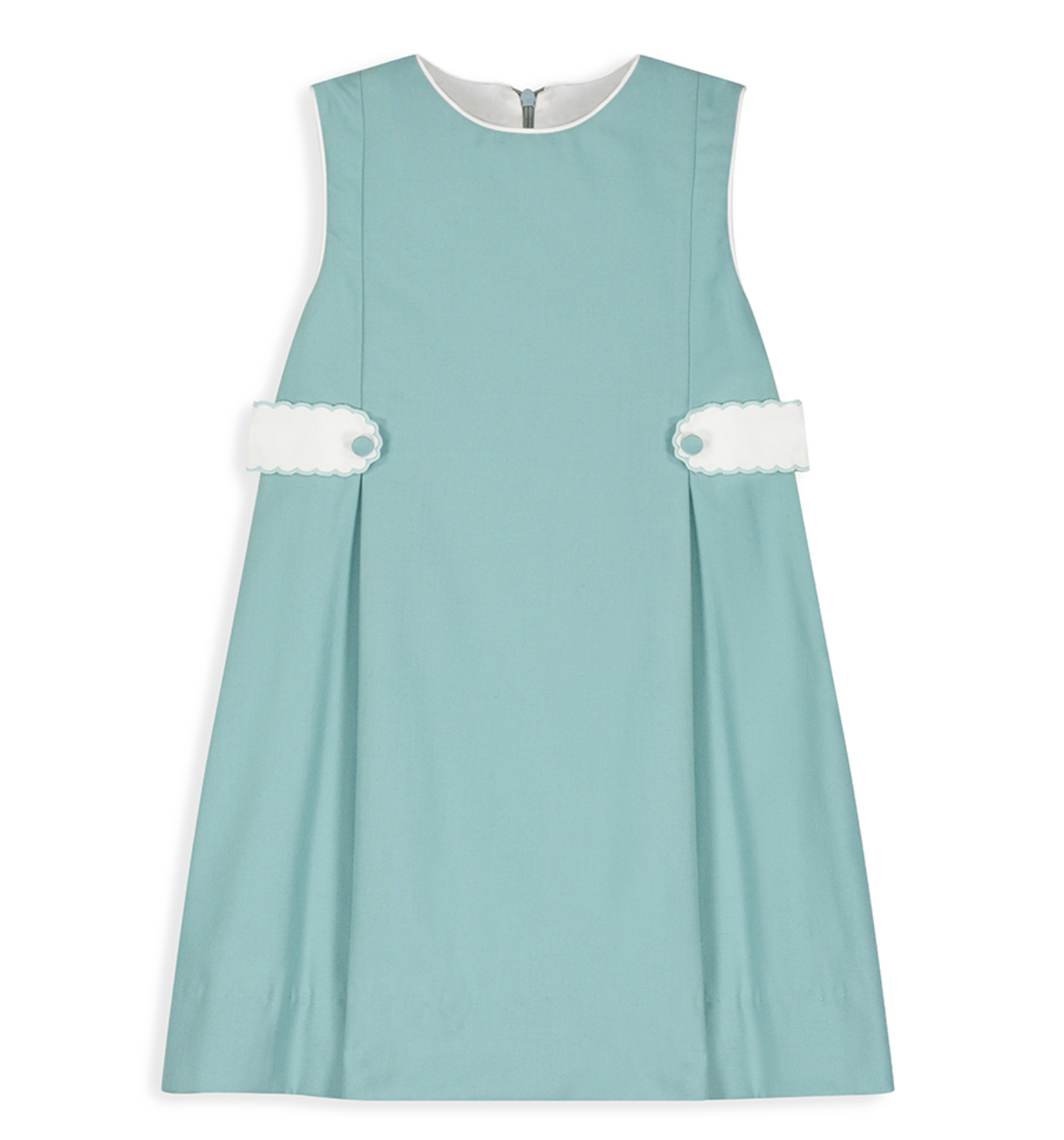 Scallop Side Tab Dress