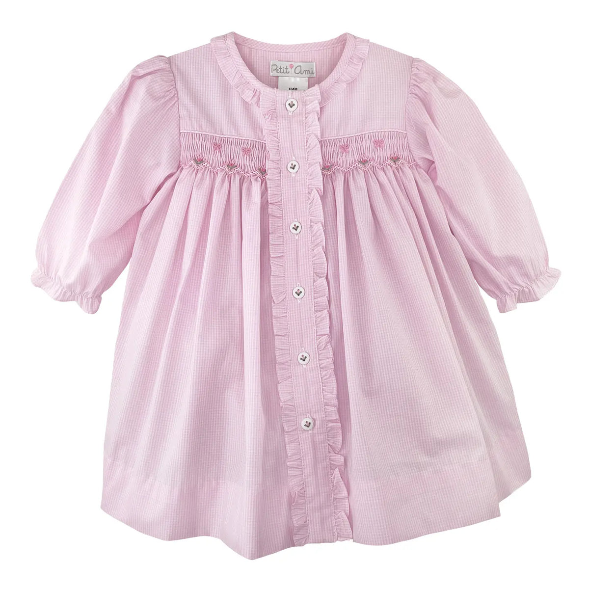 Pink Smock Dress