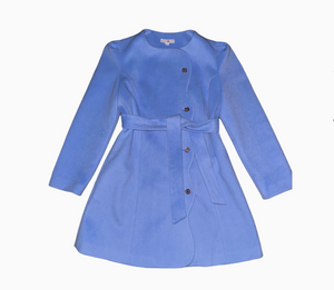 Periwinkle Charleston Carriage Coat