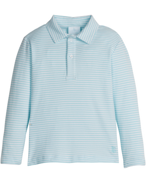 Sky Stripe LS Polo (Kid)