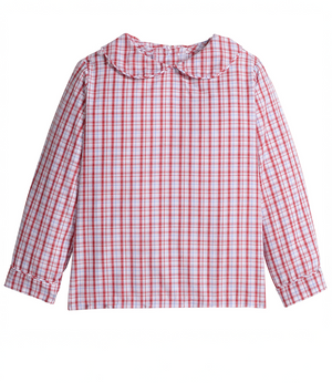 Hartford Plaid Peter Pan Shirt (Toddler)