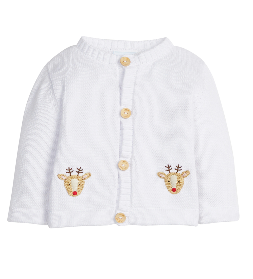 Reindeer Crochet Cardigan (Infant)