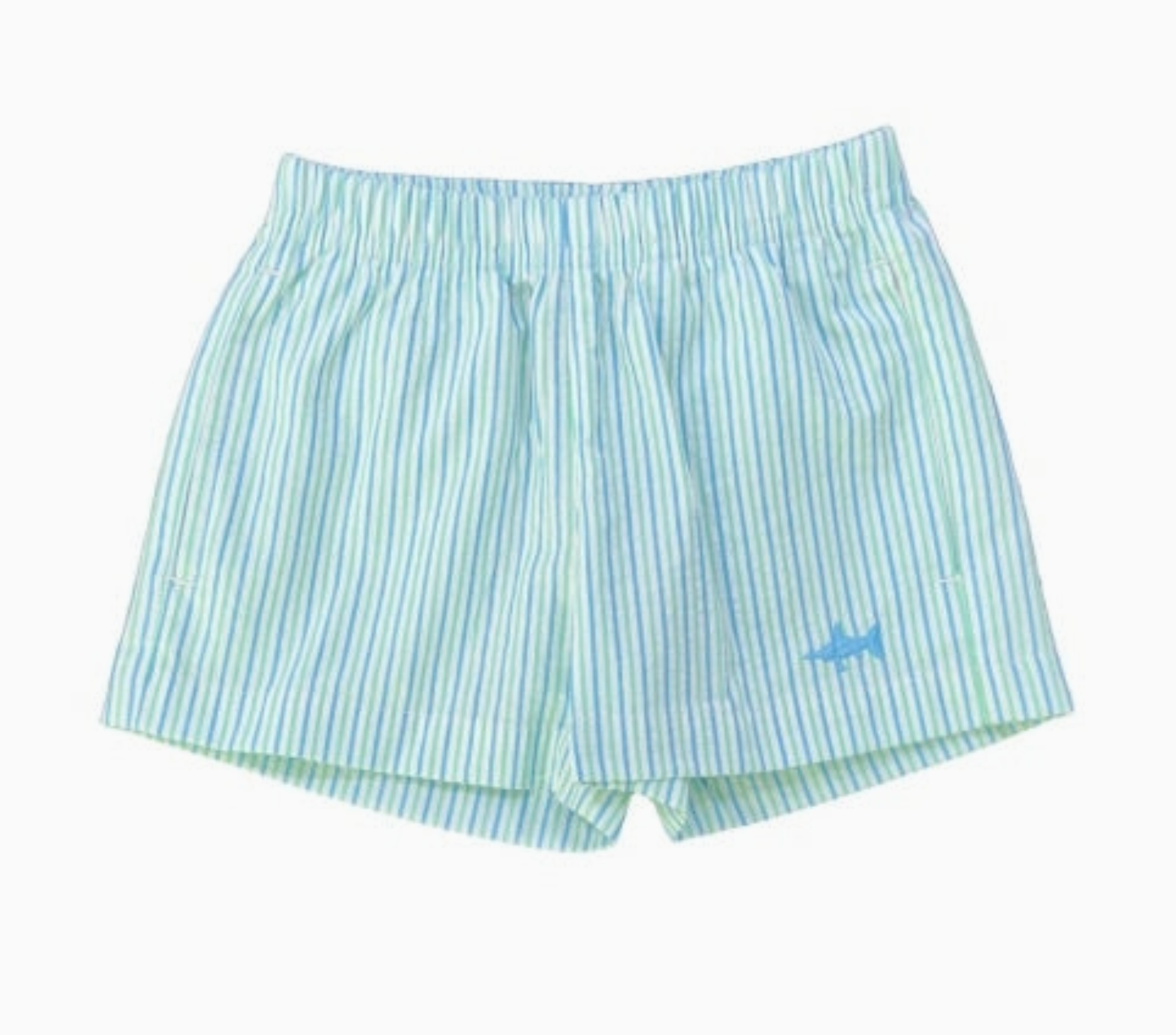 Naples Coastal Stripe Seersucker Short (Kid/Big Kid)