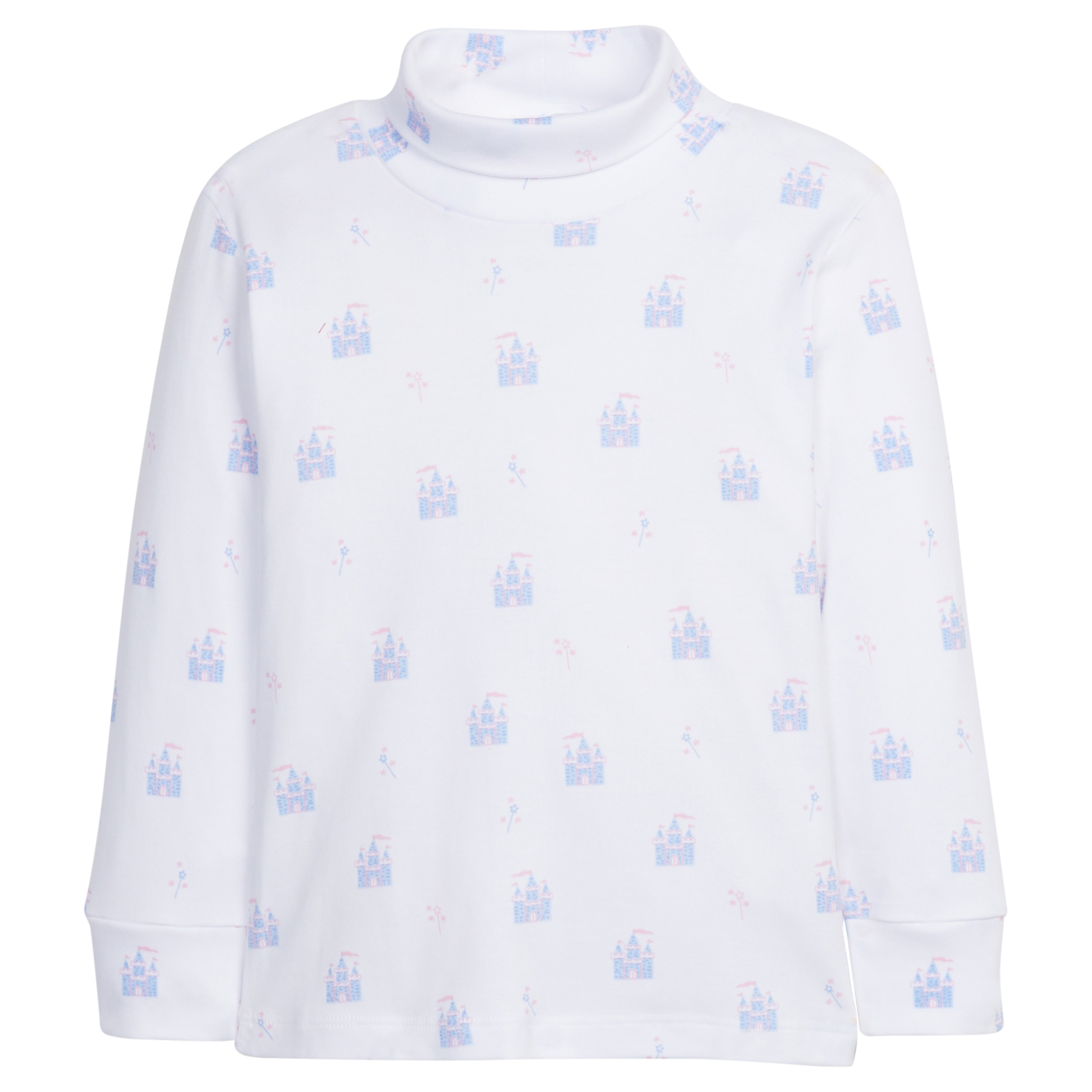 Girls Printed Turtleneck-Castle (Kid)