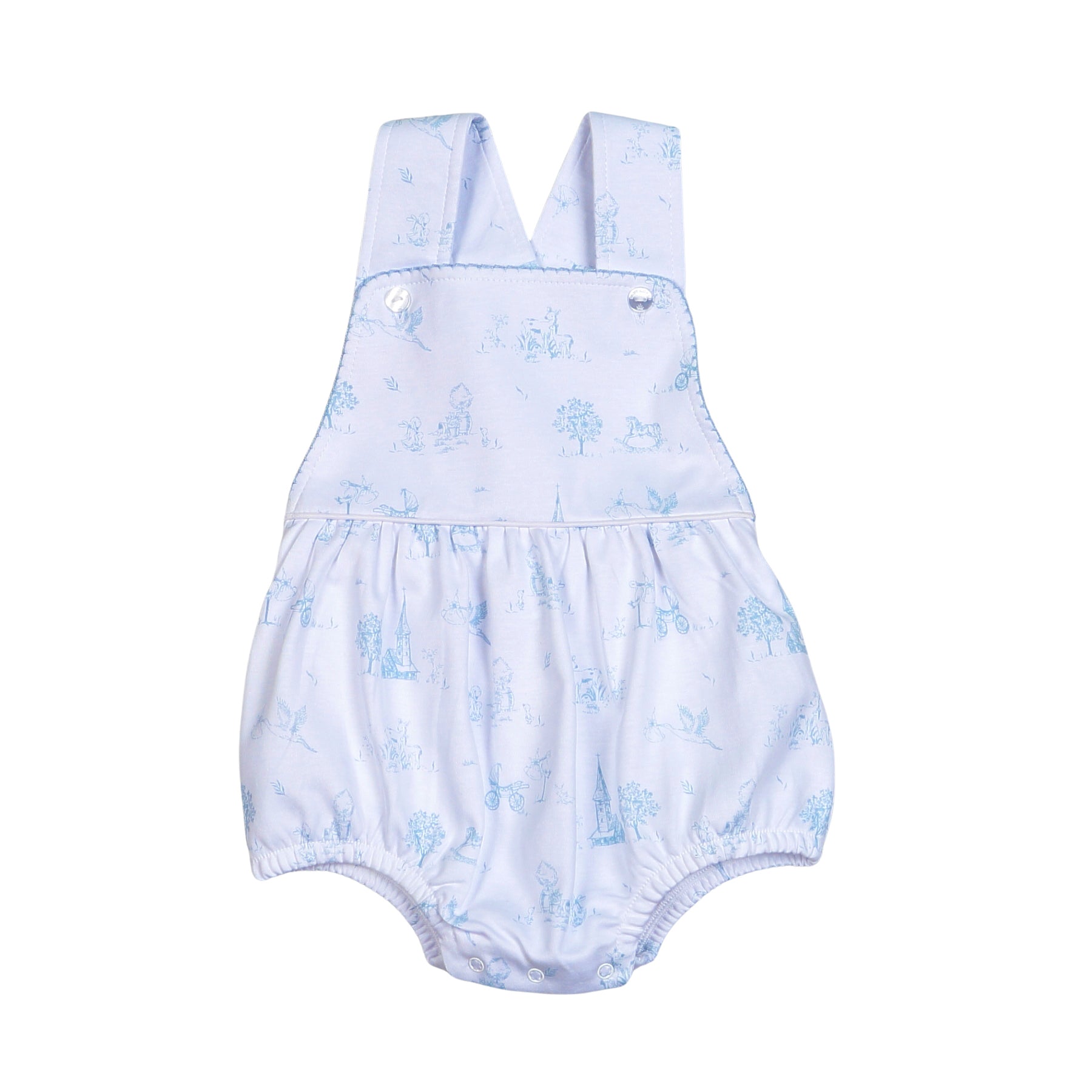 Blue Toile Sun Bubble (Infant)