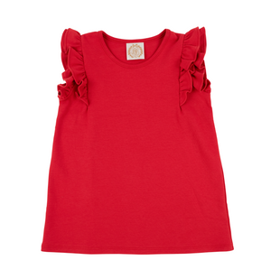 Richmond Red Ruehling Ruffle Top (Kid)