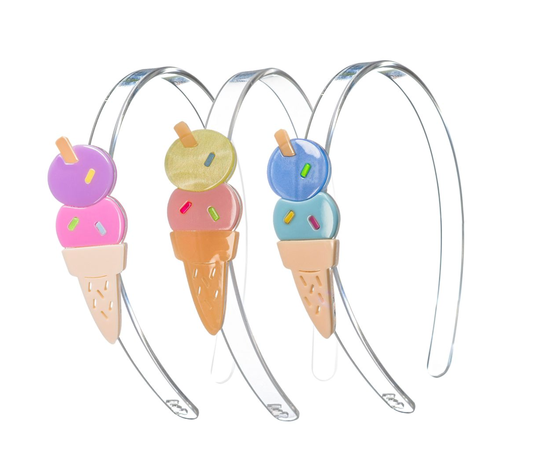 Ice Cream Double Scoop Pastel Headbands