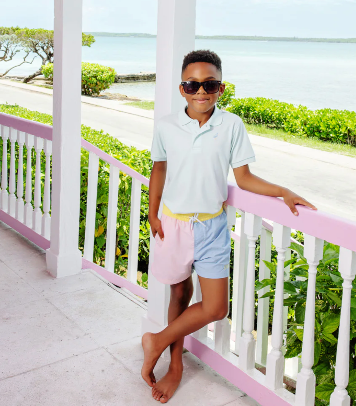 Pastel Perfection Country Club Colorblock Trunk (Kid)