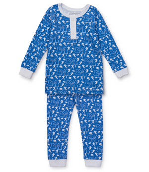 Jack Pajama Set-Tennis Match Blue (Toddler)