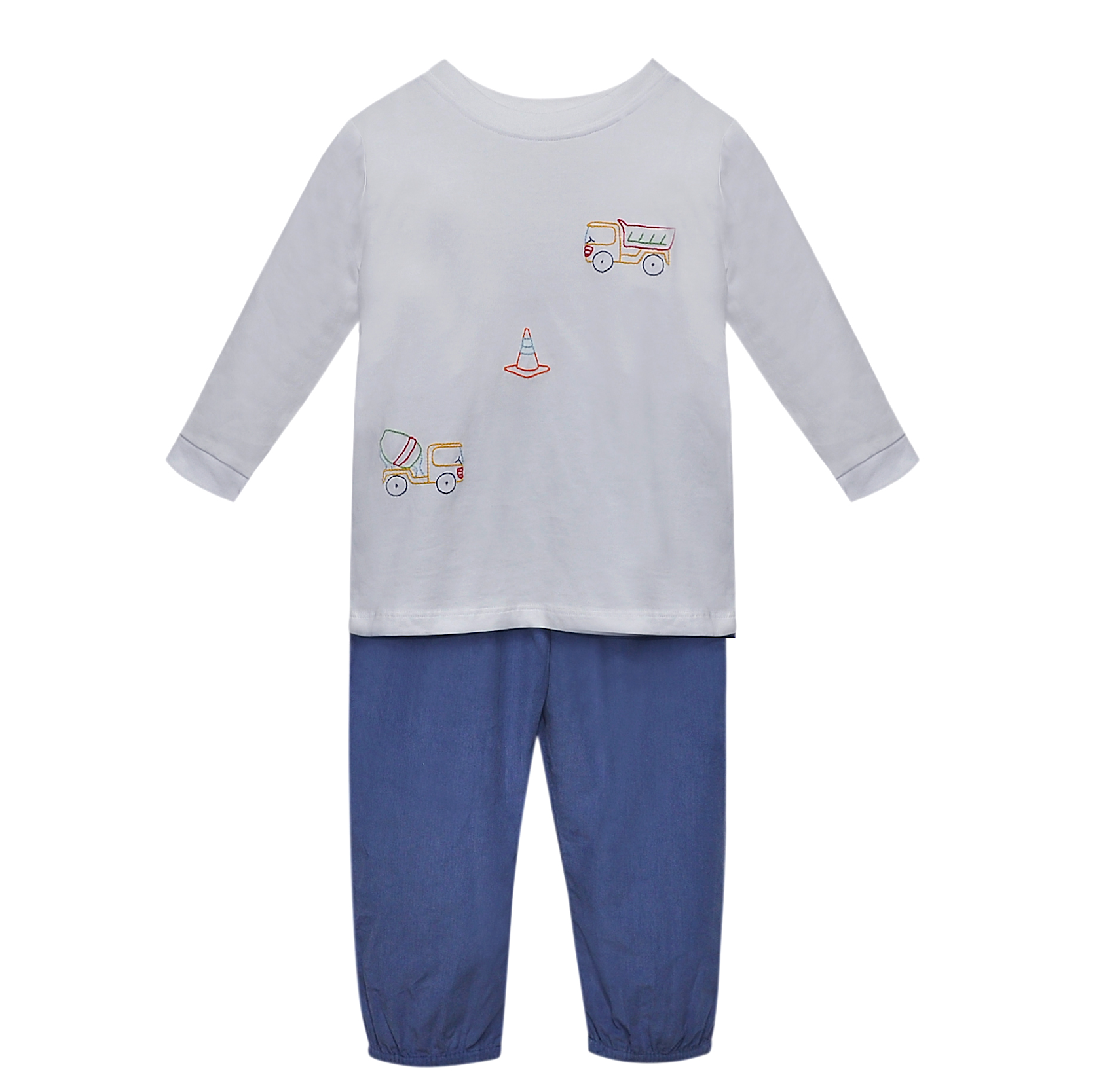 Construction Vehicle Boy Beau Pant Set (Toddler)