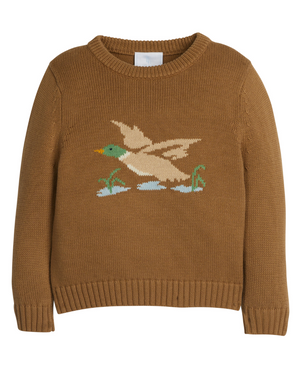 Flying Mallard Intarsia Sweater