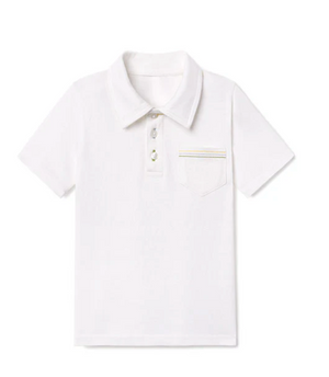 Jackson Polo - White (Toddler)