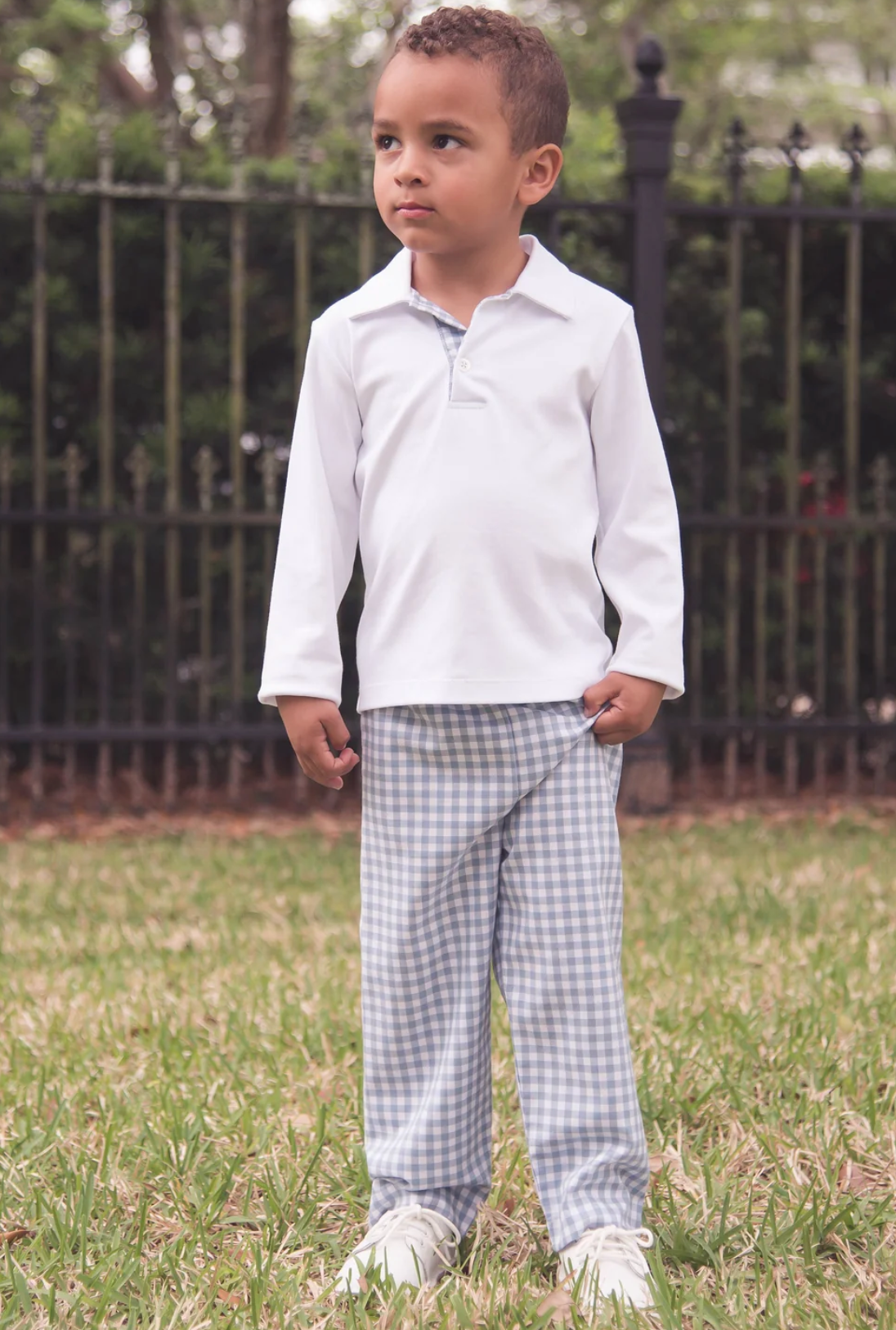 Parker Stone Check Pant Set (Kid)