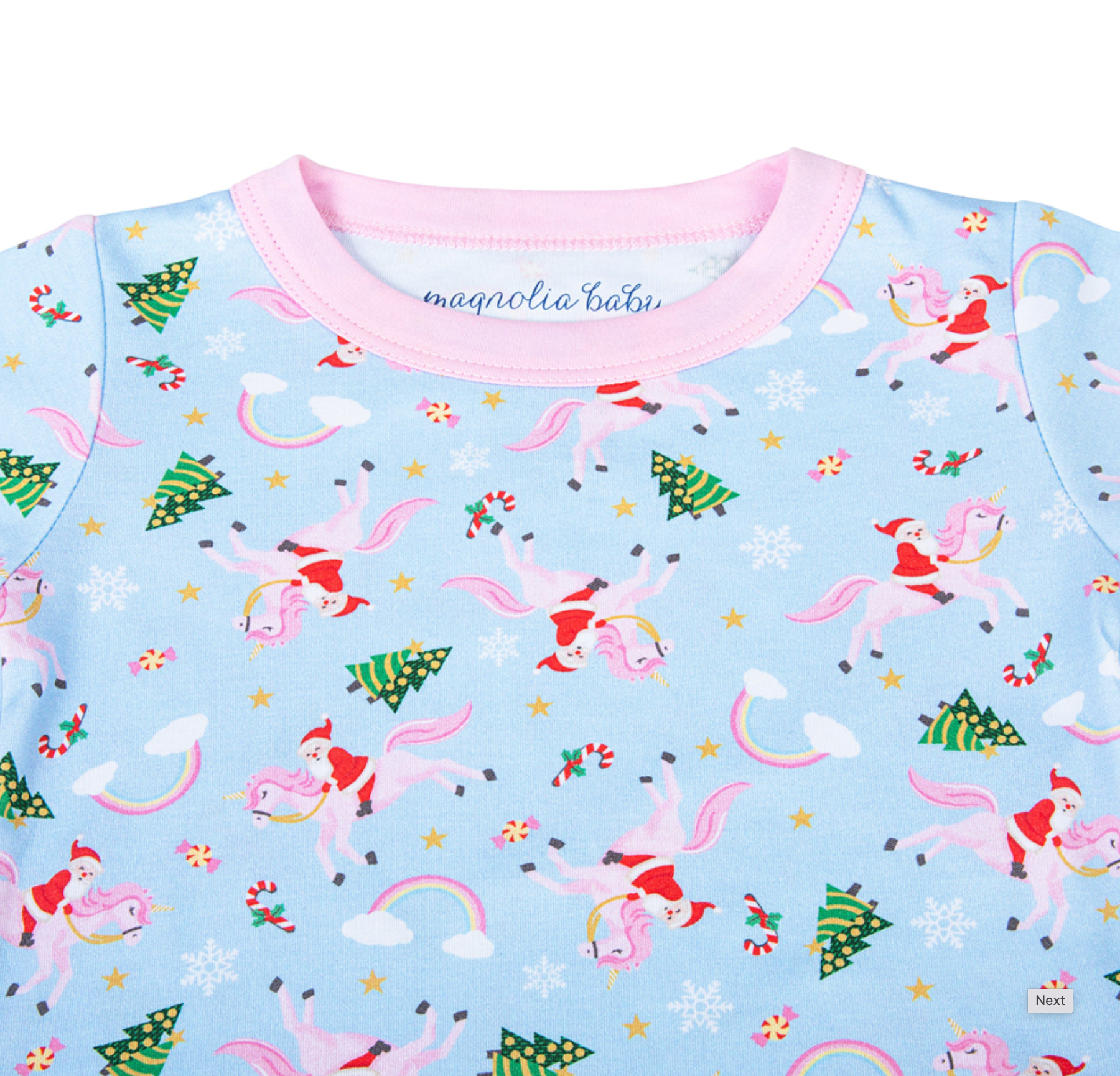 Merry Unicorn Long Pajamas (Kid/Big Kid)