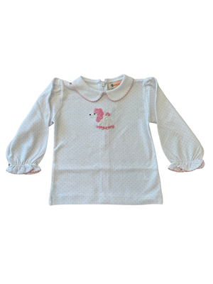 Pink Stripe Poodle Top (Toddler)