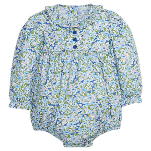 Pleated Caroline Bubble-Leland Floral